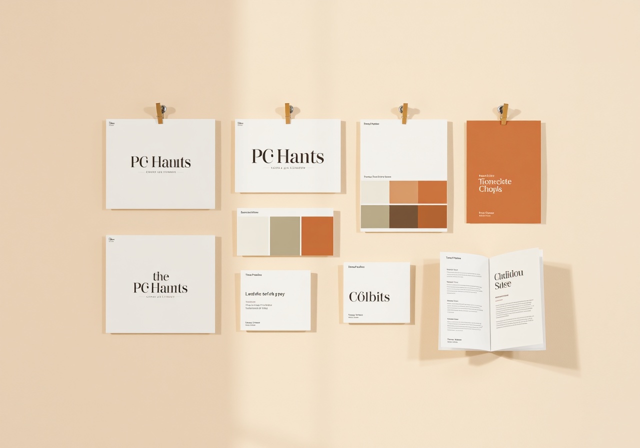 Aura Retreat Center rebrand visual identity showing earthy sage and clay tones