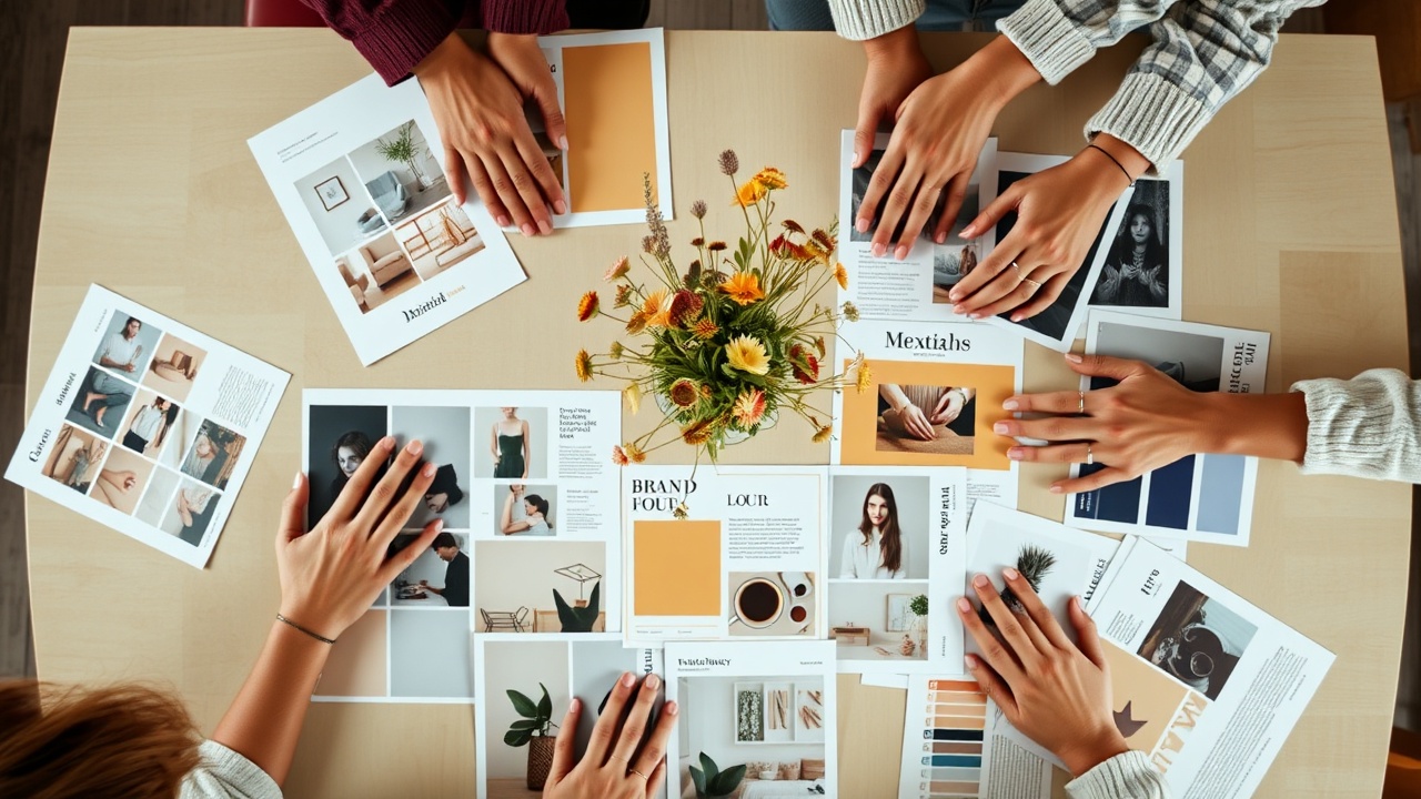 The Synckit design team gathered in a bright studio space, smiling and relaxed
